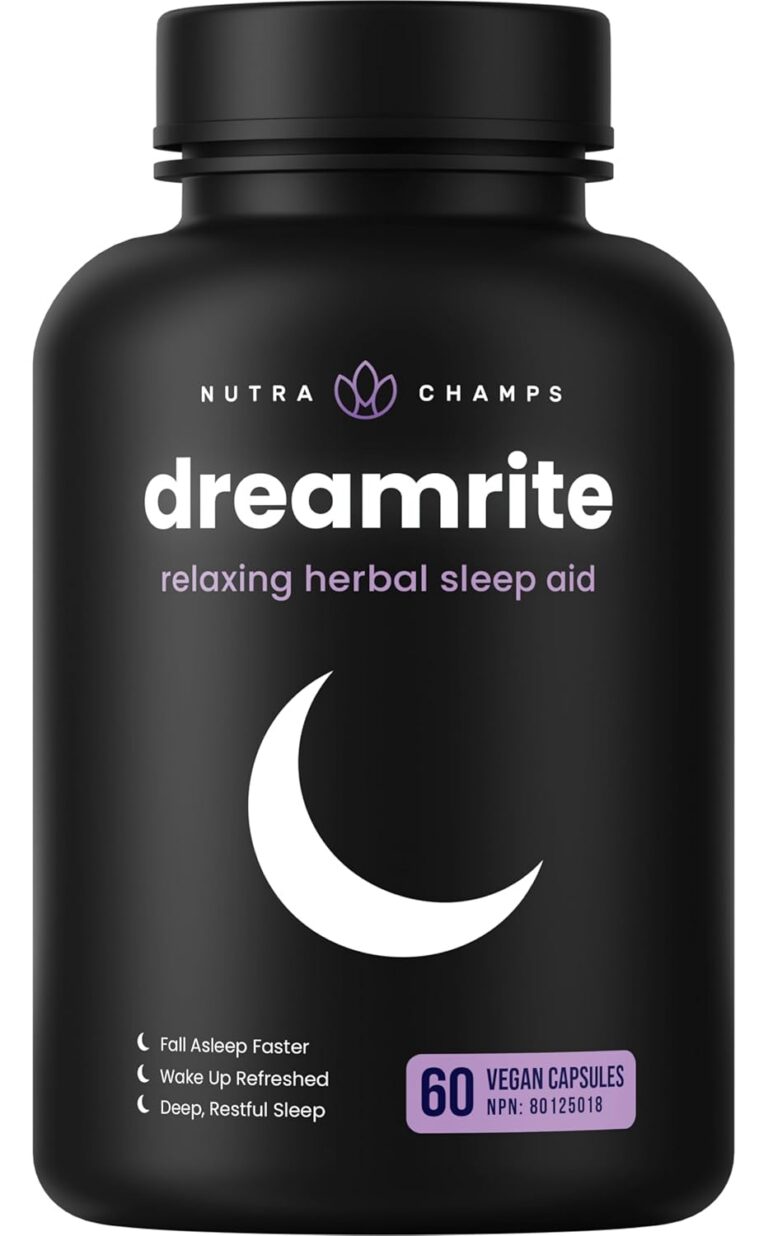 10-in-1 Sleep Aid Supplement– Sleeping Pills with Melatonin, Valerian Root, Chamomile, Lemon Balm, L-Theanine, L-Tryptophan, GABA, Magnesium – Sleep Cycle Support