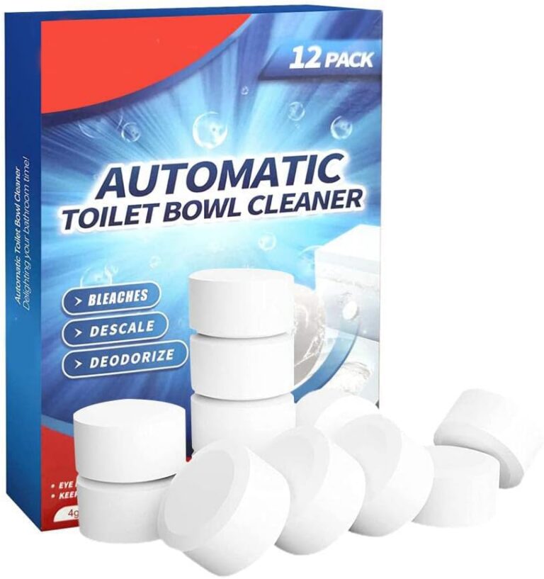 12PCS Toilet Cleaning Tablets, Slow Releasing Bleach, Bathroom Toilet Tank, Cleaning Tablets for Effortless Bathroom Maintenance (01)