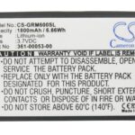 1800mAh Replacement Battery for Garmin Alpha 200, Alpha 200i, Alpha 300, Alpha 300i, Montana 600, Montana 650 680 GPS Navigator fit Part No. 010-11599-00, 010-11654-03,...