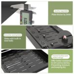 2 Pack Pull Out Cabinet Organizers Expandable (11.6''-17.5''), Plastic Slide Out Drawers for Kitchen, Bathroom, Pantry, Under Sink Storage, Pull Out Drawers Fixed with Adhesive...