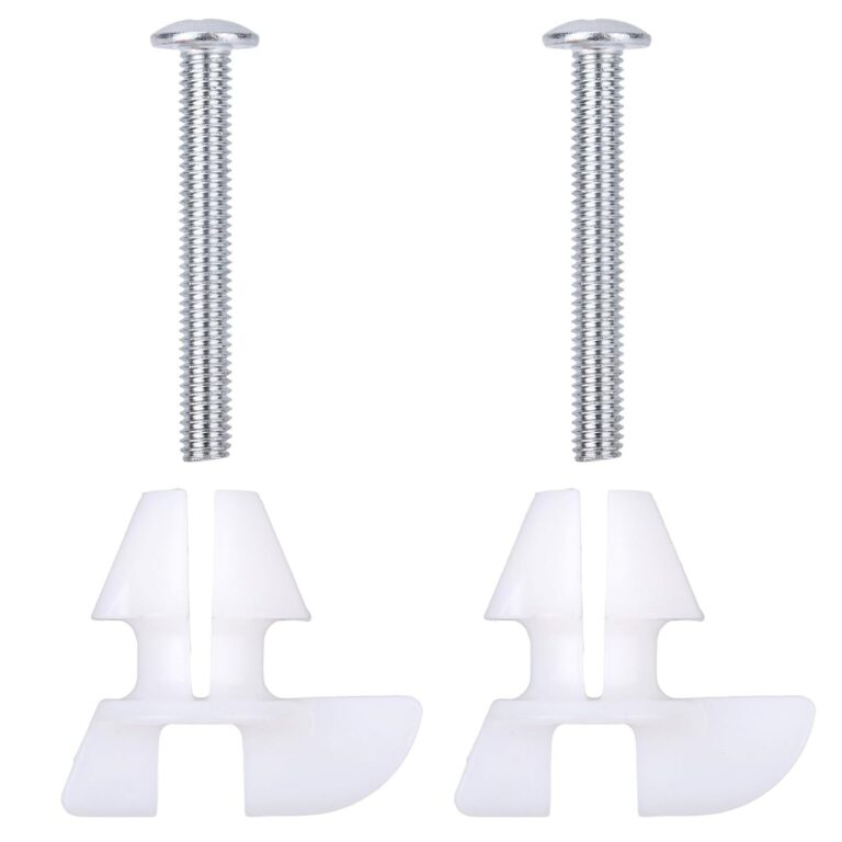 2 Pack Toilet Seat Bolts Replacement Kit, No-Slip Toilet Tank Seat Screws with Nuts Hardware Lid Fasteners Replacement Parts Compatible with Kohler 1133024