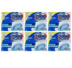 2000 Flushes Automatic Toilet Bowl Cleaner | Blue plus Detergents 100g | Makes scrubbing easier by helping break down toilet bowl residue and stains, pine oil scent | 1 Cube