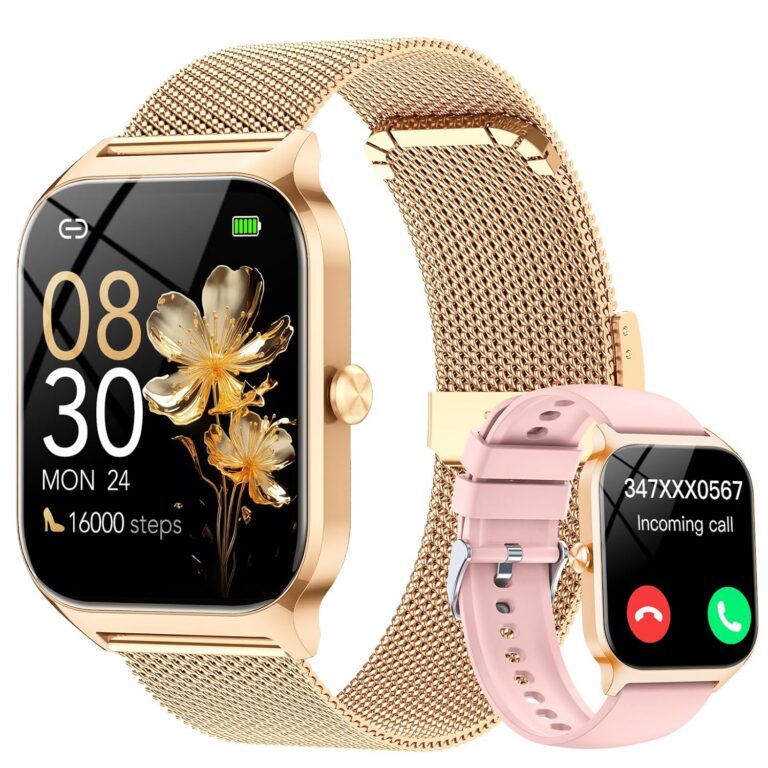 2025 New Smart Watch for Women with 1.85" HD Fitness Tracker, Answer/Make Calls,120+ Sports Modes, Heart Rate/SpO2/Sleep Monitor/Step Tracking, Compatible with Android iPhone,...