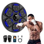 2025 Upgraded Music Boxing Machine for Adults & Kids - Wall-Mounted Smart Punching Target with Boxing Gloves, Home Gym & Office Training Equipment (Latest Model)