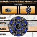 2025 Upgraded Music Boxing Machine for Adults & Kids - Wall-Mounted Smart Punching Target with Boxing Gloves, Home Gym & Office Training Equipment (Latest Model)