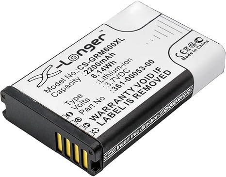 361-00053-04 Battery replacement for Garmin Montana 600 600T 650T 680 680T Alpha 200 Alpha 300, fit for 010-11599-00 010-11654-03 361-00053-00