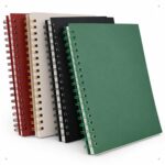 4-Pack A5 Spiral Notebooks, College Ruled 7mm Lined Paper, 160 Pages Each, Durable Poly Cover, Lay-Flat 180° – For School & Work, Subject & Project Notes (Assorted Colours)