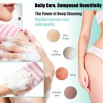 4PCS Blissal Exfoliating Shower Towel,Rip-Resistant Exfoliating Washcloth, African Net Sponge Loofah Body Scrub Exfoliator,Long Washcloth Back Body Scrubber for Men & Women