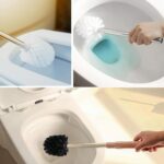 6 Pack Toilet Bowl Brush Replacement Head, WizeFolk Premium Toilet Scrub Brush Cleaning Round Ball Shaped Toilet Brush Heads White