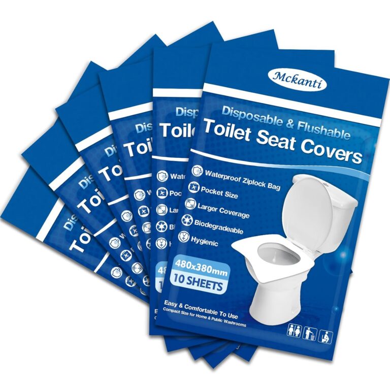 60 Pack Toilet Seat Covers Disposable - XL Flushable Paper Toilet Seat Covers for Adults Kids Potty Training, Biodegradable Travel Essential Accessories for Public Restrooms...