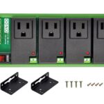 AC Power 4 Channel IoT Relay Outlet Module, DIN Rail or Screw Mounting (D-1585TL)