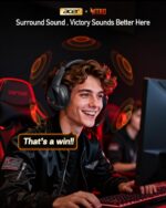 acer Wireless Gaming Headset, PS5 Headset with 2.4GHz for Ps5, Ps4, PC, Switch, Bluetooth 5.3 + 100Hrs Gaming Headphones with Noise Canceling Mic for Laptop, Mobile, Mac, 50mm...