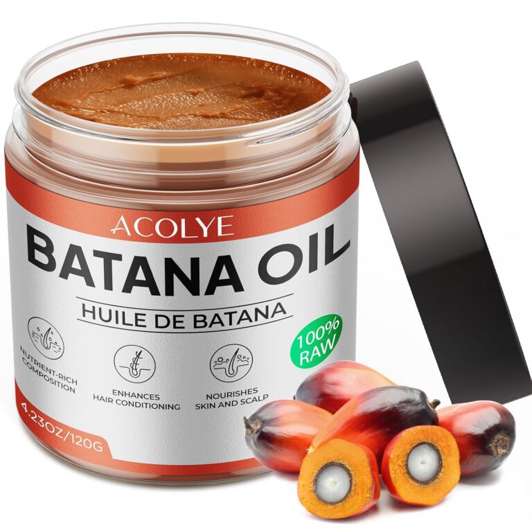 Acolye Raw Batana Oil for Hair: 100% Pure Unrefined for Men & Women 4.2 OZ (120 ml, Earthy)
