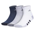 adidas Men's Cushioned Quarter Socks (Pack of 3)