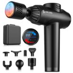 AERLANG Massage Gun,Fathers day gift ideas Percussion Massage Gun, Muscle Handheld Deep Tissue Massager (Black)-– Six Different Adjustable Heads for Different Muscle Groups - 20...