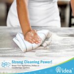 AIDEA Dish Towels-8Pack, 15”x25”, Microfiber Kitchen Towels, Super Soft and Absorbent, Multi-Purpose Kitchen Towels for Home, Kitchen-White/Grey