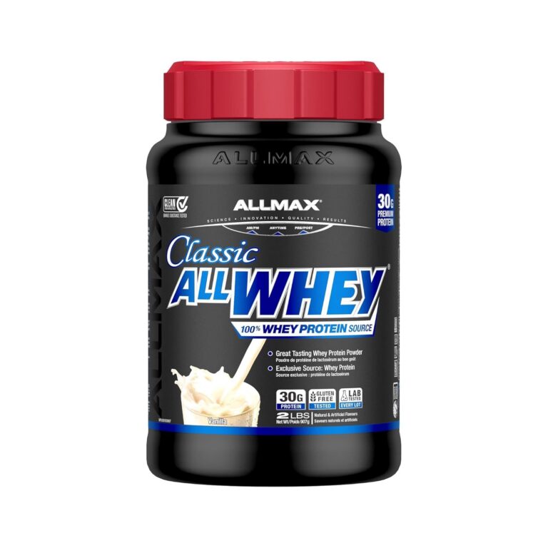ALLMAX Nutrition Allwhey classic 100% whey protein, Vanilla, 2 lb, 2 lb