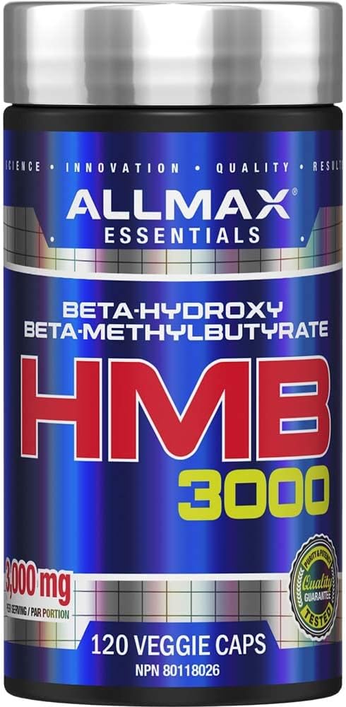 ALLMAX Nutrition HMB 3000, Veggie Caps, 120 Count