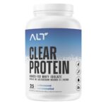ALT Nutrition Clear Whey Isolate Protein Powder | Grass Fed Whey | Refreshing Protein Drink for Water | 25 Servings | Unflavoured Flavor