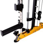 Altas Strength Light Commercial Home Gym Smith Machine with Pulley System Linear Bearing Cage Workout Upper Body Strength Training Equipment Leg Developer Weight Lifting Machine...