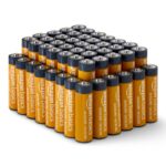 Amazon Basics 48 Pack AA High-Performance Alkaline Batteries, 10-Year Shelf Life, Easy to Open Value Pack
