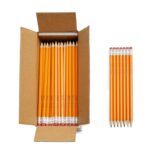 Amazon Basics Wood-Cased #2 Pencils, Pre-sharpened, HB Lead Bulk Box, 150 Count, Yellow