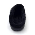 AMOJI Adult Winter Fur Lined Clogs Outdoor Indoor Slippers 1534