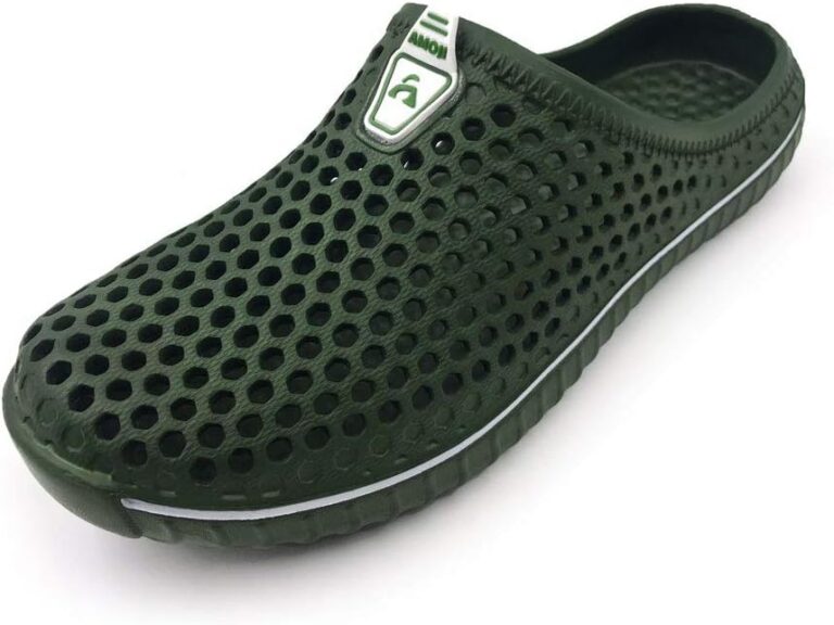 AMOJI Unisex Clogs Garden Shoes Sandals Slippers AM1702