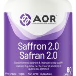 AOR - Saffron 2.0 Supplement, 60 Capsules 30-Day Supply - Support Emotional Balance, Improves Sleep Quality, Focus and Mental Clarity, Vision and Eye Health - Vegan, Non-GMO and...