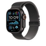 Apple Watch Band - Milanese Loop - 49mm - Black - Medium