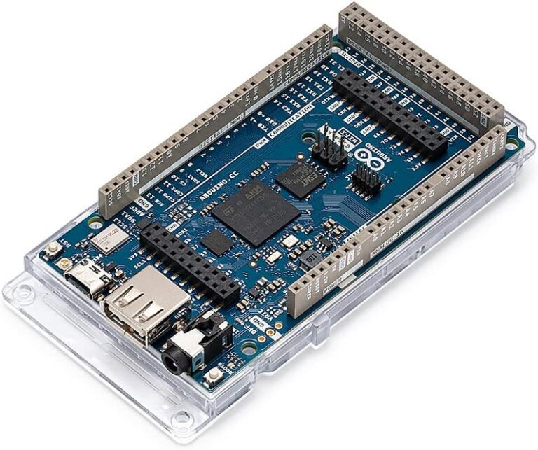 Arduino Giga R1 WiFi [ABX00063] � High-Performance Microcontroller with Dual-Core ARM Cortex-M7 & M4, Wi-Fi, Bluetooth, and Advanced I/O for IoT & Edge Computing