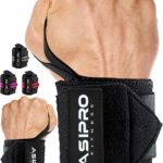 ASIPRO Wrist Straps Weightlifting for Men and Women Wrist Wraps Weightlifting for Bodybuilding & Strength Training Wrist Brace Gym Weight Lifting Straps Wrist Support Gym Straps...