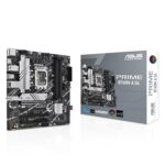 ASUS Prime B760M-A D4 Intel® B760 (LGA 1700)(13th and 12th Gen) mATX Motherboard, PCIe 4.0, 2xM.2 Slots,2.5Gb LAN, DisplayPort,Dual HDMI,Rear USB 3.2 Gen 2, Front USB 3.2 Gen 1...
