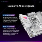 ASUS ROG Strix B850-G Gaming WiFi AMD AM5 B850 mATX Motherboard, Advanced AI PC Ready, 14+2+1 Power Stages, DDR5 Slots, 4X M.2 Slots, PCIe 5.0 Ready, WiFi 7, 2.5G LAN, USB...