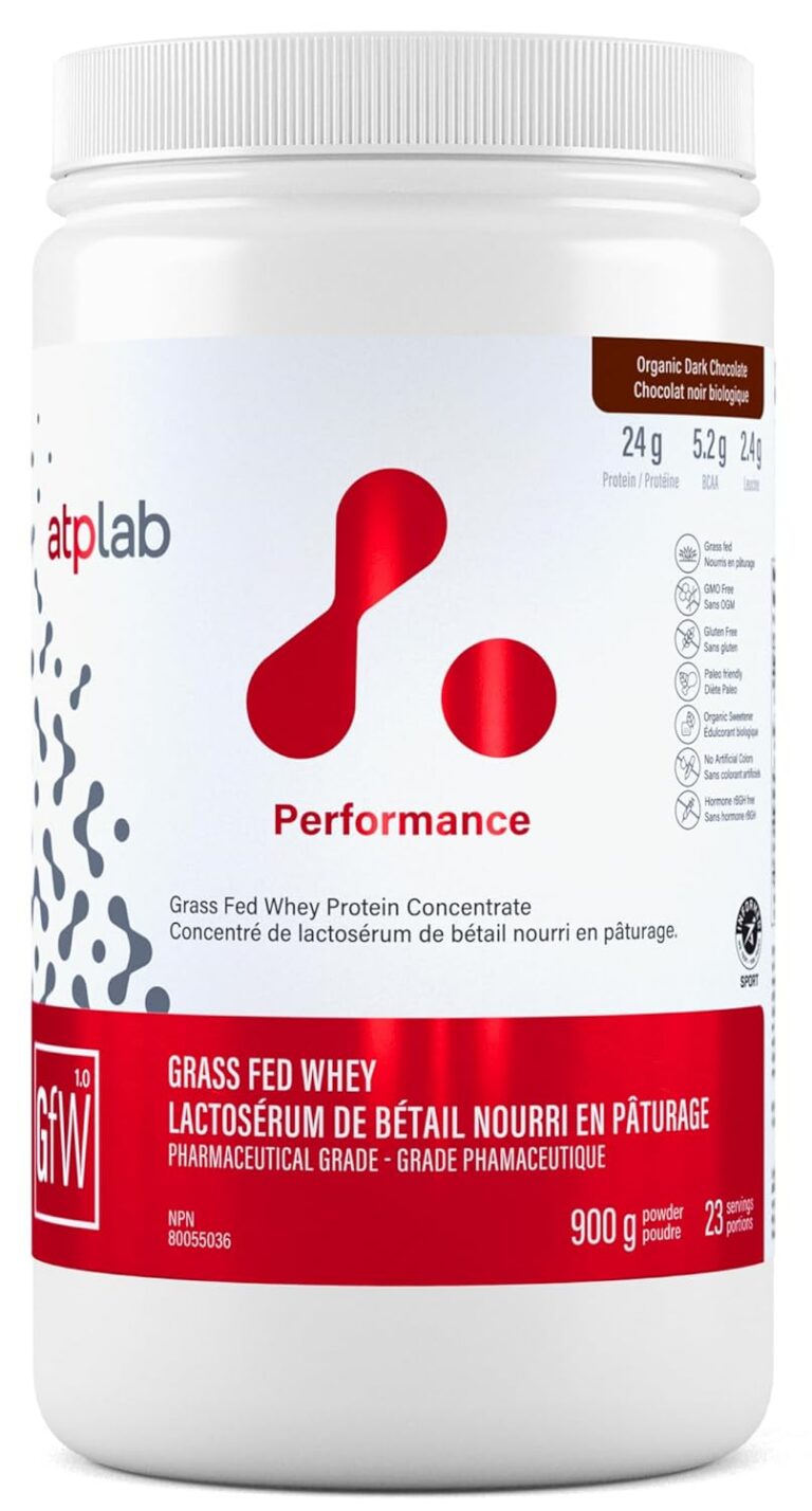 ATP LAB - Grass Fed Whey Protein Powder 900g (Chocolate Flavour) - Whey Protein Powder - Whey Protein Concentrate - Immune Recovery, Muscle Growth