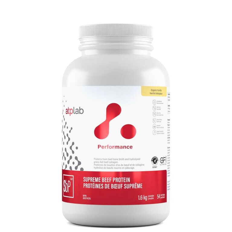 ATP LAB Supreme Beef Protein Powder 1.6kg, Vanilla Flavor, 54 Servings, Grass-Fed Bone Broth & Collagen, Dairy & Gluten-Free, Paleo-Friendly, Easy to Digest Multipurpose Protein...
