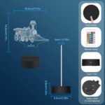 Attivolife Train 3D Gifts Lamp, Train Model Illusion Hologram Night Light with Timer Remote 16 Colors Changing, Kids Bedroom Beside Table Decor, Cool Present for Boy Men...