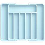 AUJEN Cutlery Organizer - Expandable Utensil Drawer Organizer, Adjustable Cutlery Tray Organizer, Multipurpose Silverware Kitchen Drawer Organizerr for Forks, Knives, Light...