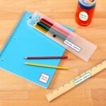 Avery Self-Laminating Waterproof Labels for Kids Gear, Lunch Boxes, 30 Labels, Assorted Colours, Assorted Shapes (2362)