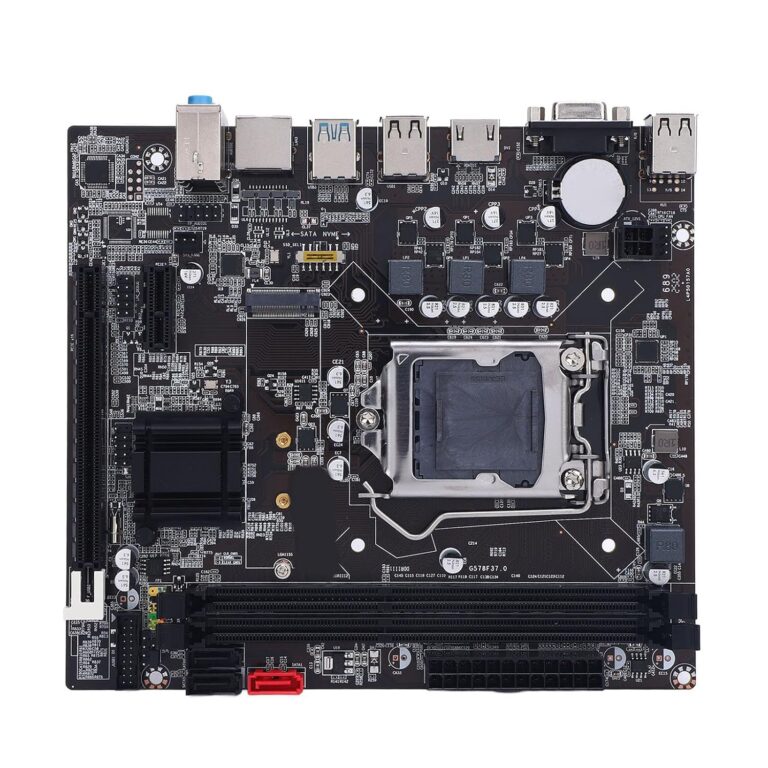 B75 Motherboard, LGA 1155 Motherboard with 2 X 8GB DDR3 Memory Slots, M.2 Nvme NGFF Interfaces, ATA3.0 and ATA2.0 Ports, PCIe for Core I3 I5 I7 for Xeon E3 V2 for Pentium