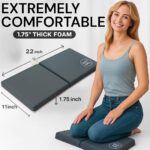 Baby Bath Kneeler and Elbow Rest Pad Set - Thick Kneeling Pad for bathtime - Comfortable Baby Bath Support Cushion - Essential bathtub Accessories for kids, Bain Pour Bebe,...