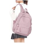 Backpack for School Black Women College High School Bag for Girls Teen Boys Book Bag Casual Travel Laptop Backpacks for Men