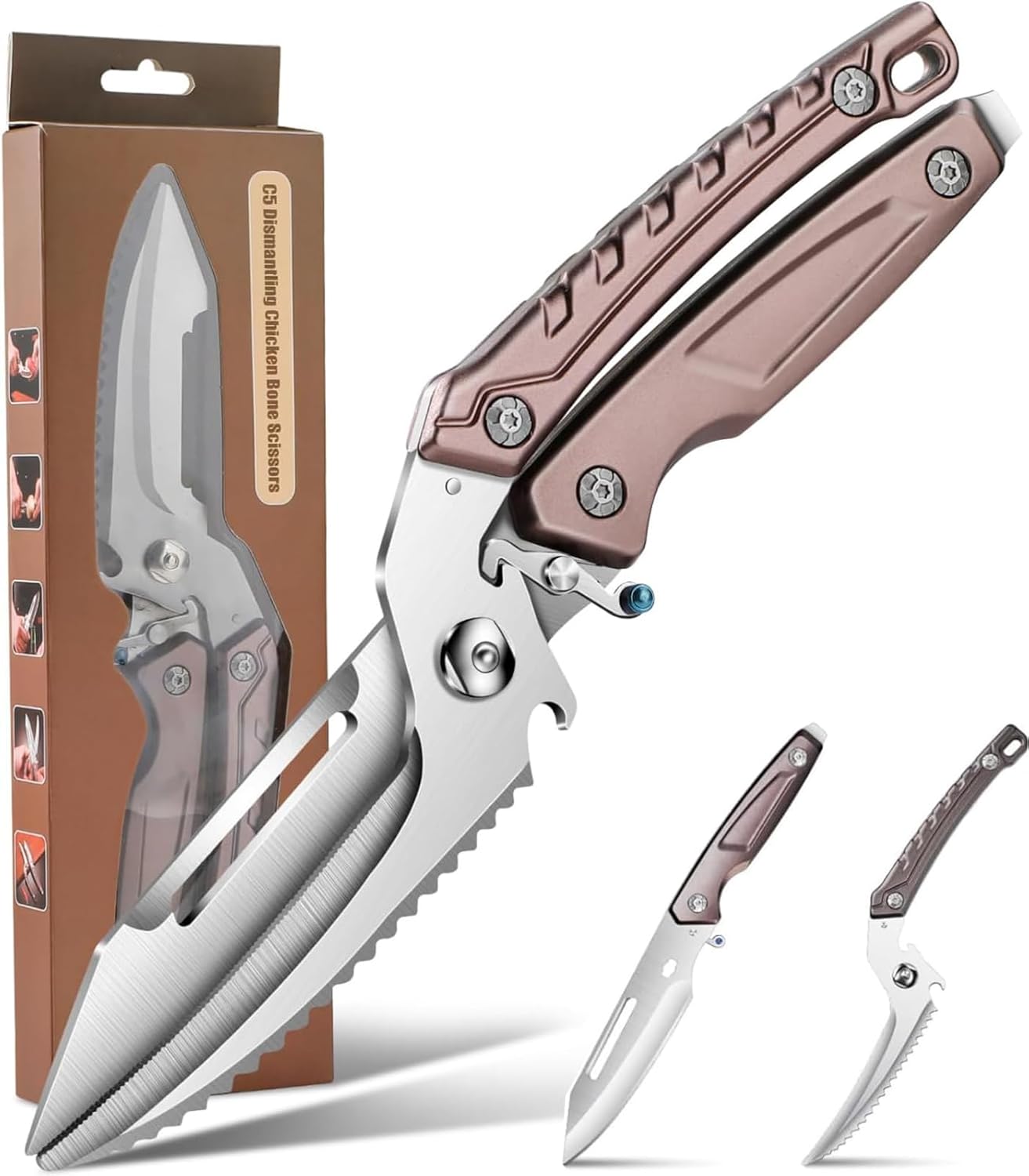 BEFYUS Kitchen Scissors Heavy Duty - Premium Kitchen Shears with Ultra Sharp Stainless Steel Multi-Function Food Scissors,Poultry Shears Scissor Tools for Cutting... BEFYUS Kitchen Scissors Heavy Duty - Premium Kitchen Shears with Ultra Sharp Stainless Steel Multi-Function Food Scissors,Poultry Shears Scissor Tools for Cutting...