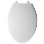 Bemis 7850TDG 000 Sta-Tite Elongated Open Front Toilet Seat, White