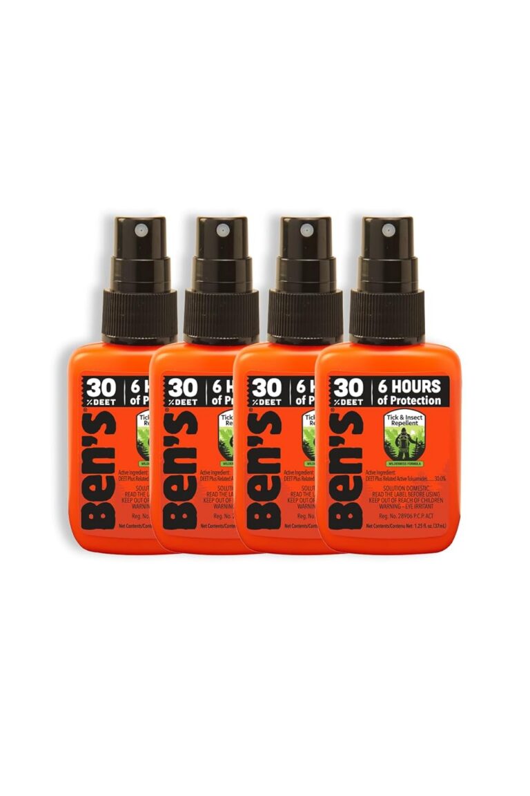 Ben's 30% DEET Mosquito, Tick and Insect Repellent, 37ml Pump, Pack of 4