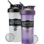 BlenderBottle Classic V2 Shaker Bottle Perfect for Protein Shakes and Pre Workout, 28-Ounce, Light Pink