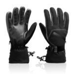 BOSONER Ski Snowboard Gloves, Waterproof Winter Warm Gloves, Cold Weather Touchscreen Snow Gloves for Mens, Womens, Kids Skiing,Snowboarding