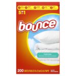 Bounce Fabric Softener Dryer Sheets, Fresh Linen, 200 Count