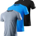 Boyzn 1, 3, 5 or 7 Pack Men's Workout Running Shirts, Dry Fit Moisture Wicking T-Shirt, Gym Athletic Short Sleeve Tee Shirts