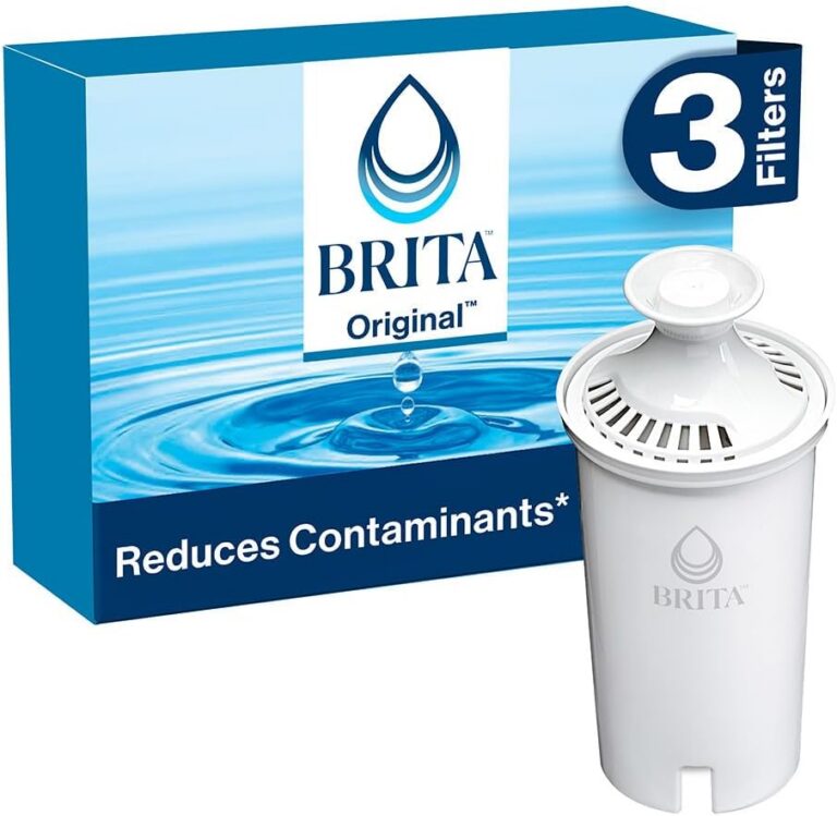 Brita Standard Replacement Filter, Reduces Contaminants while keeping healthy minerals, Certified by WQA to reduce Chlorine for improved taste, Made without BPA, Replace after...